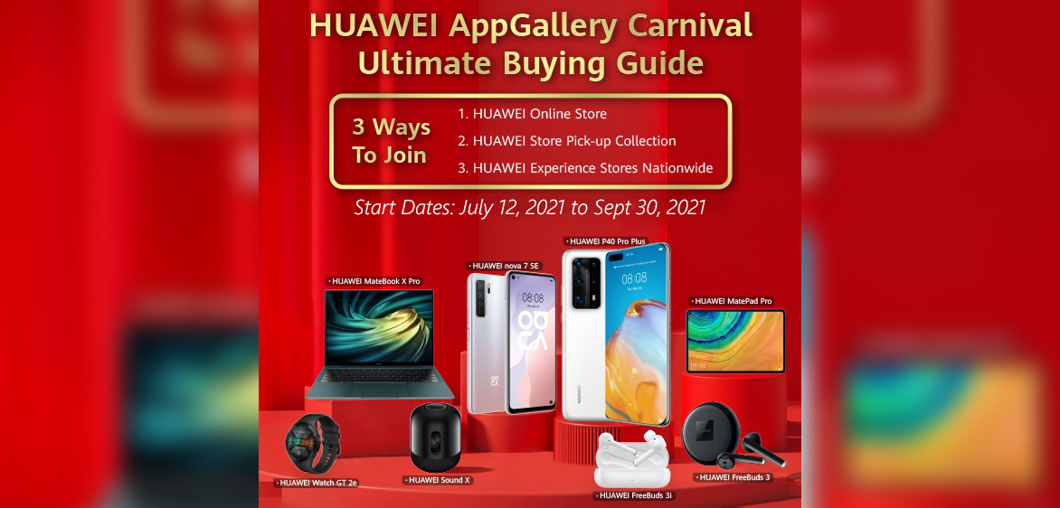 Huawei Carnival 2021 | Find the latest deals on Huawei Smartphones and Gadgets